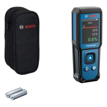 Bosch Professional GMP 1-15 Material Moisture Meter Inc 2x AA Batts