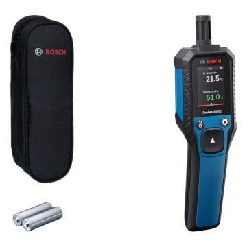 Bosch Professional GDH 1-17 Thermo Hygrometer Inc 2x AA Batts