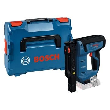 Bosch Professional GTH 18V-14 Cordless Brushless Wood Stapler Body Only In L-Boxx Carry Case
