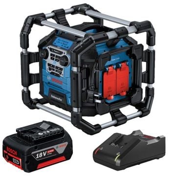 Bosch Professional GPB 18V-5 SC DAB+/Bluetooth Radio 18v / 240v Inc 1x 5.0Ah Battery