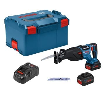 Bosch Professional GSA 18V-28 BITURBO Brushless Reciprocating Saw Inc 2x 5.5Ah Batts
