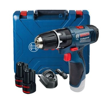 Bosch Professional GSB 120-LI 10.8v / 12v Combi Drill Inc 2x 2.0Ah Batts 06019G8170