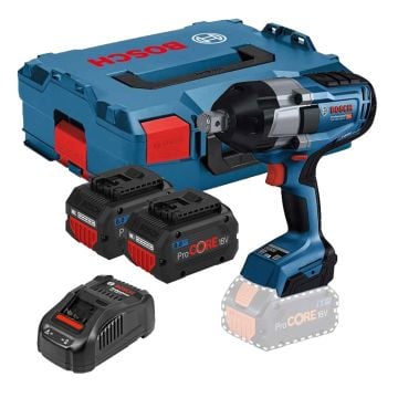 Bosch Professional GDS 18V-1050 H BITURBO Brushless 3/4" Impact Wrench Inc 2x 8.0Ah Batts