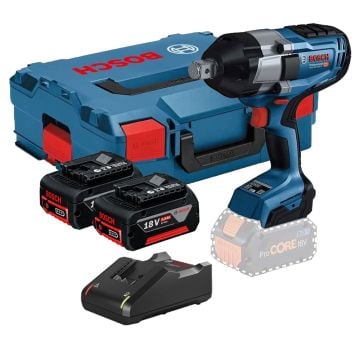 Bosch Professional GDS 18V-1050 H BITURBO Brushless 3/4" Impact Wrench Inc 2x 5.0Ah Batts
