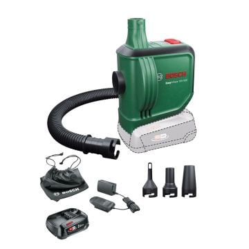 Bosch Green EasyInflate 18V-500 Cordless Volume Air-Pump Inc 1x 2.0Ah Batt 0603947270