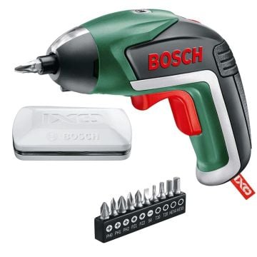 Bosch Green IXO 5 3.6v Lithium-Ion Cordless Screwdriver 230v Inc Micro USB Charger 06039A8070