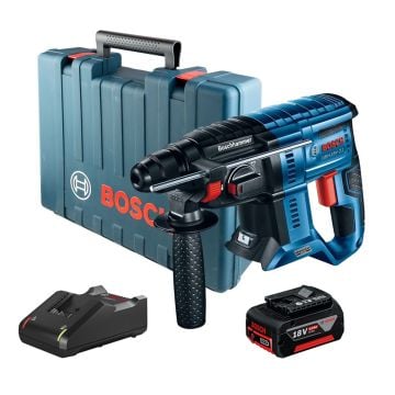 Bosch Professional GBH 18V-21 SDS+ Plus Brushless Hammer Drill Inc 1x 5.0Ah Battery 0611911173