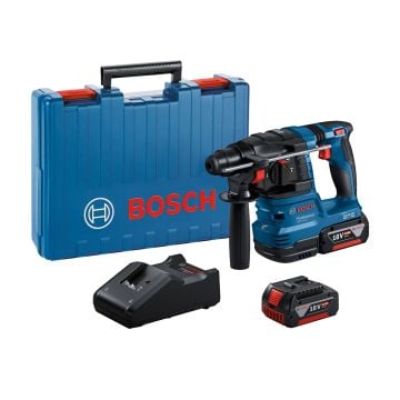 Bosch Professional GBH 18V-22 18v Cordless Brushless SDS+ Hammer Drill Inc 2x 4.0Ah Batts