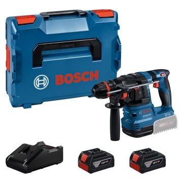 Bosch Professional GBH 18V-22 X Cordless Brushless SDS+ Rotary Hammer Drill Inc 2x 5.0Ah Batts 0611924171