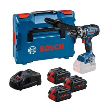 Bosch Professional GSB 18V-150 C BITURBO Brushless Combi Drill Inc 3x ProCORE 8.0Ah Batts