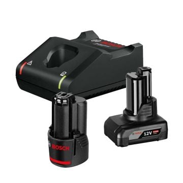 Bosch Professional 10.8v / 12v 2.0Ah & 4.0Ah Li-ion Battery Kit With GAL 12V-40 Charger