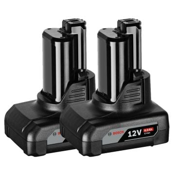 Bosch Professional GBA 10.8v / 12v 4.0Ah Li-ion Battery 2607336780 / 1600Z0002Y Twin Pack