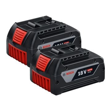 Bosch Professional 18v 4.0Ah Li-ion CoolPack Battery Twin Pack