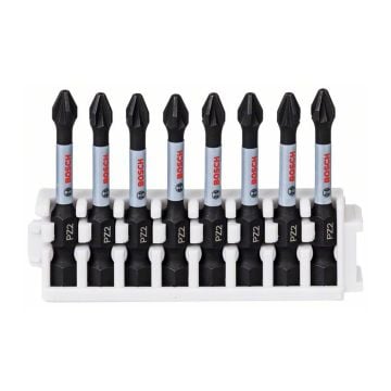 Bosch Impact Control Pick & Click PZ2 50mm Screwdriver Bit Set 2608522331