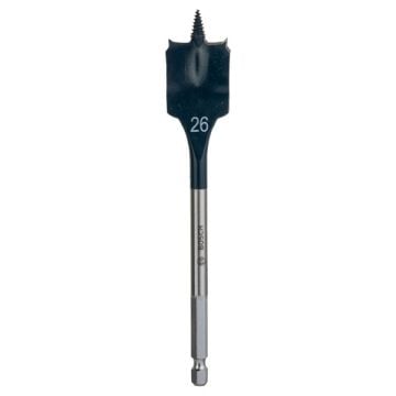 Bosch Self Cut Speed Flat Drill Bit Hex Shank 26mm x 152mm 2608595495