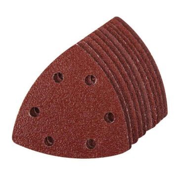 Bosch Mixed Sanding Red Wood Delta Sanding Sheets x10 Pcs 2608607541