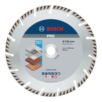 Bosch Professional 230mm Universal Diamond Blade For Grinders 2608615065