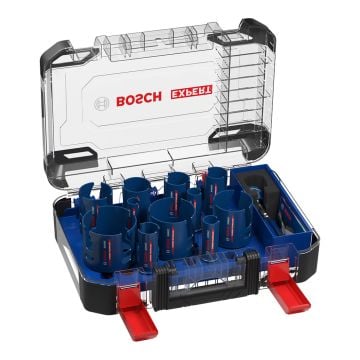 Bosch Expert Construction Material Hole Saw Set 20 - 76mm x15 Pcs 2608900489