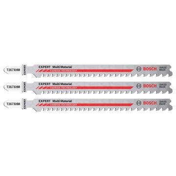 Bosch Expert Multi Material T 367 XHM Jigsaw Blade x3 Pcs 2608900560