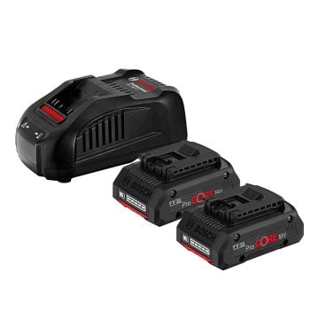Bosch Professional GBA 18v ProCORE Starter Set 2x 4.0Ah Batteries & GAL 1880 CV Charger