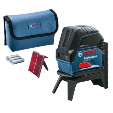 Bosch Professional GCL 2-15 Self-Levelling Cross Line Laser Measuring Tool Inc RM1 Wall Mount