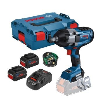 Bosch Professional GDS 18V-1000 C BITURBO Brushless 1/2" Impact Wrench Inc 2x 8.0Ah ProCORE Batts