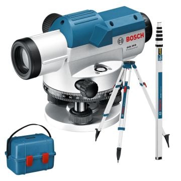 Bosch Professional GOL 20 D + BT 160 + GR 500 Optical Level Measuring Tool Set