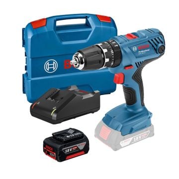 Bosch Professional GSB 18V-21 Combi Drill Inc 1x 5.0Ah Batt In L-Case Carry Case