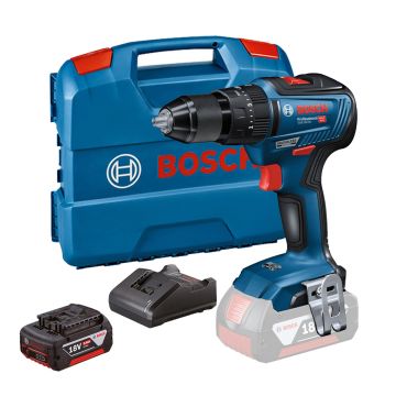 Bosch Professional GSB 18V-55 Brushless Combi Drill Inc 2x 3.0Ah Batts