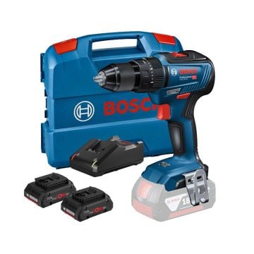 Bosch Professional GSB 18V-55 Brushless Combi Drill Inc 2x 4.0Ah ProCORE Batts