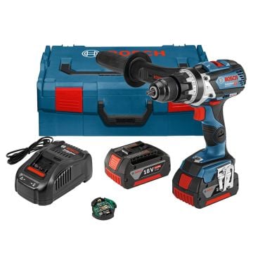 Bosch Professional GSB 18V-85 C Brushless Combi Drill Inc 2x 5.0Ah Batts & BT Module