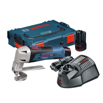 Bosch Professional GSC 12V-13 10.8v / 12v Cordless Metal Shear Inc 2x 2.0Ah Batts