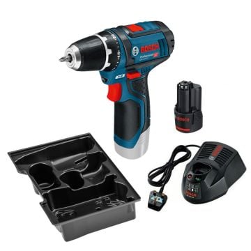 Bosch Professional GSR 12V-15 10.8v / 12v Drill Driver Inc 1x 2.0Ah Battery 0615990FZ8