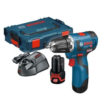 Bosch Professional GSR 12V-20 10.8v / 12v Brushless Drill Driver Inc 2x 2.0Ah Batts