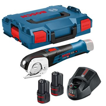 Bosch Professional GUS 12V-300 10.8v / 12v Universal Shear Inc 2x 2.0Ah Batts