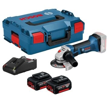 Bosch Professional GWS 18-125 V-LI 125mm / 5" Angle Grinder Inc 2x 5.0Ah Batts