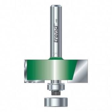 Trend CraftPro C193X1/4TC Bearing Guided Rebater Router Cutter 31.8mm Diameter x 15.9mm