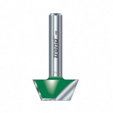 Trend CraftPro C048X1/4TC Chamfer Router Cutter Angle 45 Degrees