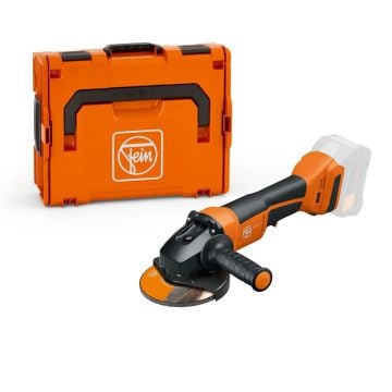 FEIN CCG 18-115-12 PD AS AMPShare 18v Cordless Compact 115mm Angle Grinder Body Only in L-Boxx 238 Carry Case