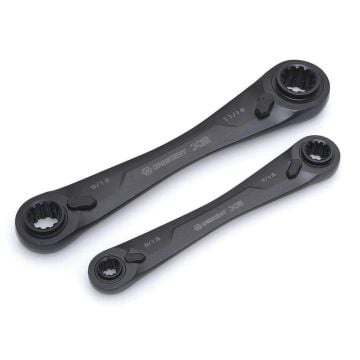 Crescent X6 CX6DBM2 4-in1 Ratcheting Metric Wrenches x2 Pc Set