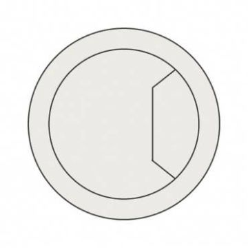 Trend CTI/80/PK1 Cable tidy insert light grey