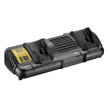 DeWalt DCB132 Dual Port Twin Battery Charger for 10.8v, 14.4v, 18v XR & 54v XR FLEXVOLT Li-Ion Batteries