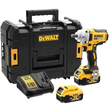 DeWalt DCF894P2 18v High Torque XR Impact Wrench, 2x Batts & Charger in Tstak Case