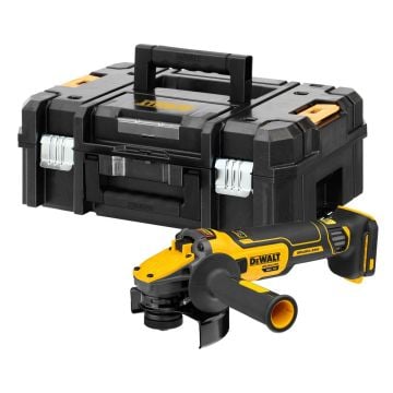 DeWalt DCG409NT 18v XR FLEXVOLT ADVANTAGE Brushless 125mm Angle Grinder Body Only In TSTAK Carry Case