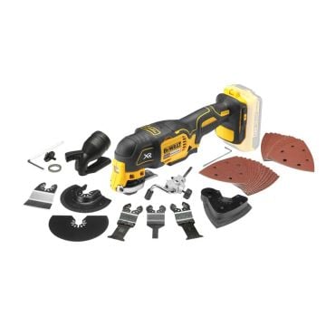 DeWalt DCS355NXL 18v XR Brushless Oscillating Multi-Tool Body Only Inc Accessory Set
