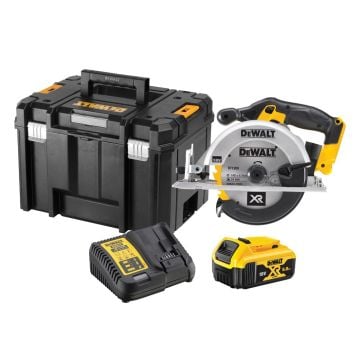 DeWalt DCS391P1 XR 165mm Circular Saw Inc 1x 5.0Ah Battery In TSTAK VI Case