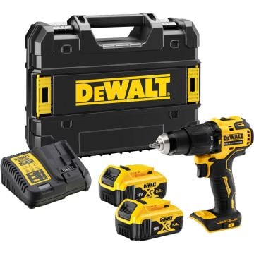 DeWalt DCD709P2T-GB 18v XR Brushless Compact Combi Drill Inc 2x 5Ah Batteries