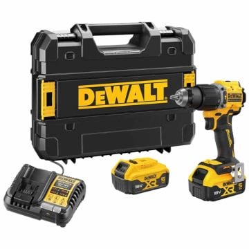 DeWalt DCD799P2T 18v XR Cordless Brushless Combi Drill Inc 2x 5.0Ah Batteries