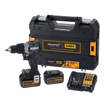 DeWalt x McLaren F1 DCD85MP2T 18v XR Brushless Combi Drill Inc 2x 5Ah Batteries