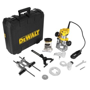 DeWalt D26204K 1/4" Combination Plunge & Fixed Base Router 900w